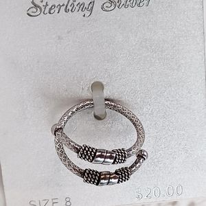 Sterling Silver Women’s Sz 8 Ring